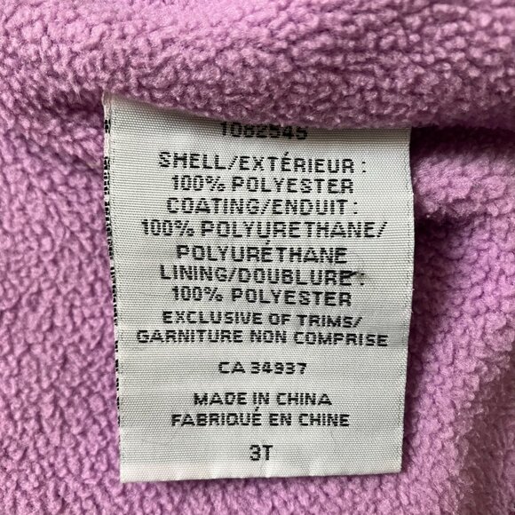 Krickets Waterproof Toddler Kids Rain Jacket Size 3T | GUC Purple Dot Print - Picture 10 of 16